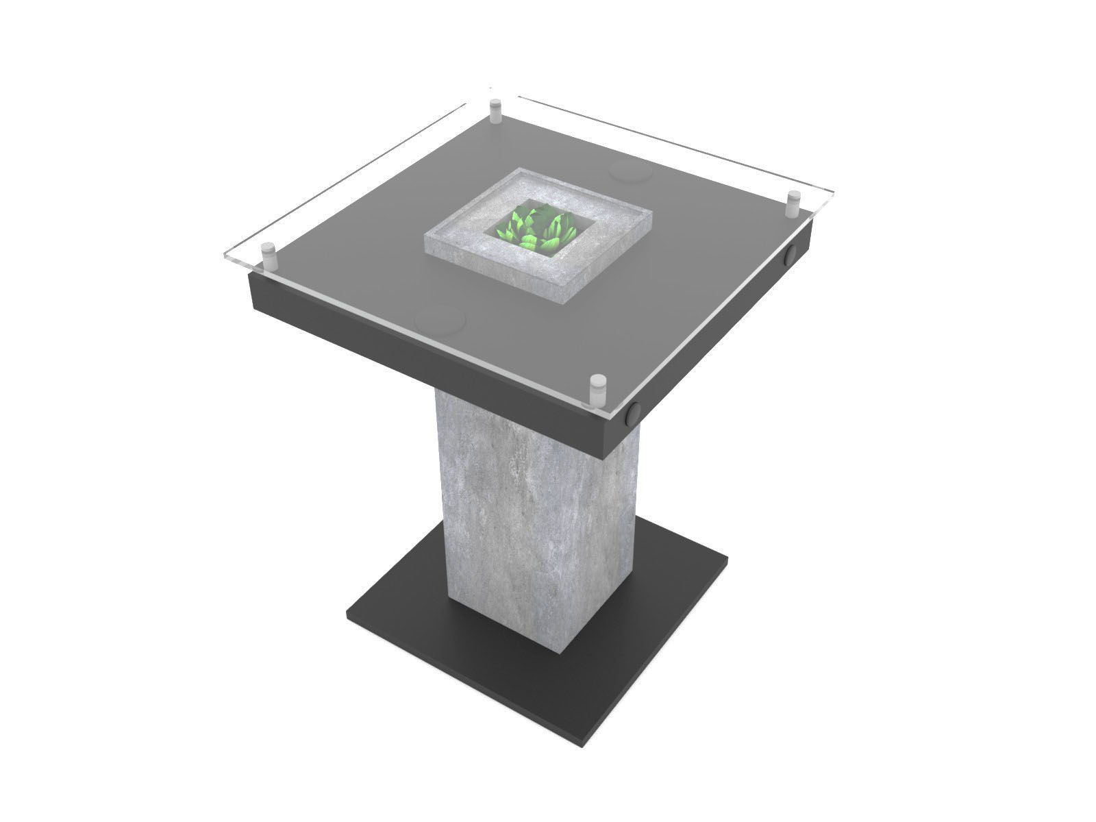 ECO-53C Sustainable Wireless Charging Counter/Table - View 1