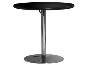 30" Round Cafe Table w/ Black Top and Hydraulic Base (CECA-023)
 -- Trade Show Furniture Rental