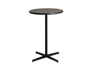 30" Round Madison Bar Table w/ Standard Black Star Base
 -- Trade Show Furniture Rental