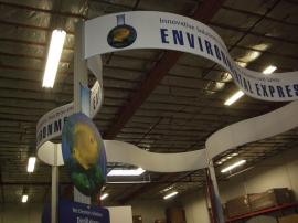 ECO-CUSTOM 20X30 w/ Recycled Fabric Headers, Eco Panels, and Extrusion based Podiums -- Image 2