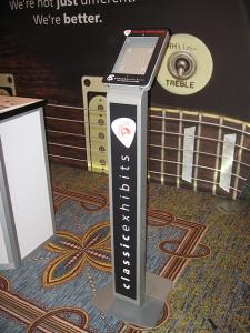 Misc. iPad Kiosks with Halo, Face Plate, and Vertical Support Custom Graphics -- Image 5
