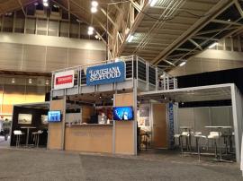 30 x 40 Double Deck Rental at the 2013 Super Bowl in New Orleans -- Image 2