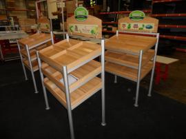 Custom Retail Produce Stands (modular assembly for shipping) -- Image 2