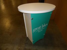 LTG-1001 Portable Tapered Pedestal with Graphic -- Image 2