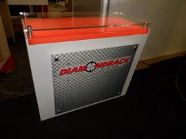 Custom SEGUE Hybrid Display with Large Format Graphics and Custom Counter with Locking Storage -- Image 3