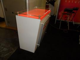 Custom SEGUE Hybrid Display with Large Format Graphics and Custom Counter with Locking Storage -- Image 2