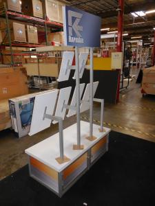 Custom Modular Product Stand with Graphics and Locking Door. Packs in Portable Roto-molded Case -- Image 2