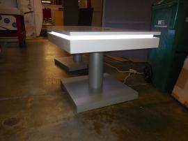 MOD-1434 Charging Station Coffee Table with LED Perimeter Lights -- Image 2