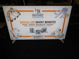 Custom Table Top Lightbox. Both with Tension Fabric Graphics