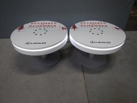 RE-702 Rental Charging Table with Graphics