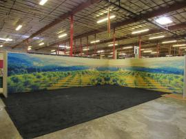 Gravitee Modular Wall Panels with Doubled-sided Fabric Graphics