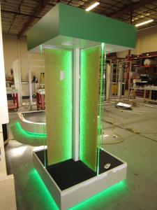 Custom Kiosk and Riser with Programmable RGB and LED Lights