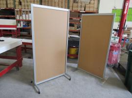 Flat and L-Shaped Safety Dividers with Base Plates or Castors -- Image 3