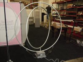 Portable Rotating Sign with Tension Fabric Graphics -- Image 1