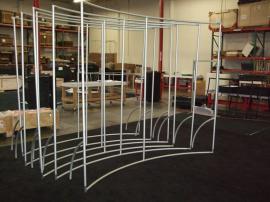 Aero 10 ft. Inline and Table Top Frames (shown without graphics) -- Image 1