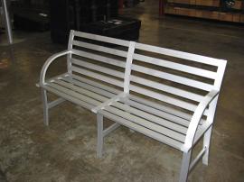 Park Bench Constructed with MODUL Extrusion