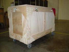 Custom Wood Crate and Interior Jigging