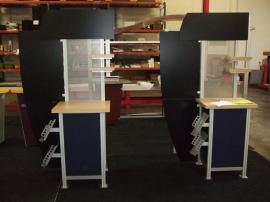 Modified MOD-1207 Kiosk with Literature Brochure Holders -- Image 1