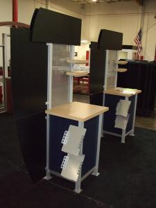 Modified MOD-1207 Kiosk with Literature Brochure Holders -- Image 2