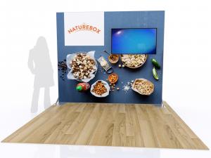 RE-1080 SEGUE Inline Exhibit with Fabric Graphic